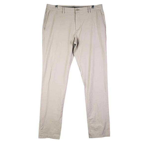 Vineyard Vines On The Go Pants Mens 33x34 Flat Front Performance Chino Stretch - Picture 2 of 11